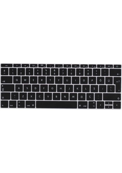 - Apple Macbook 12' Retina A1534 - Klavye Koruyucu Silikon Ped