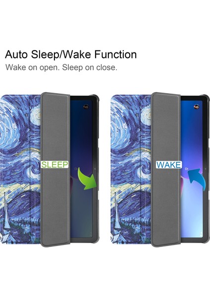 Custer Lenovo Tab M10 Için 3rd Gen Yıldızlı Gökyüzü Için Boyalı Tablet Kılıfı (Yurt Dışından) fırsatları