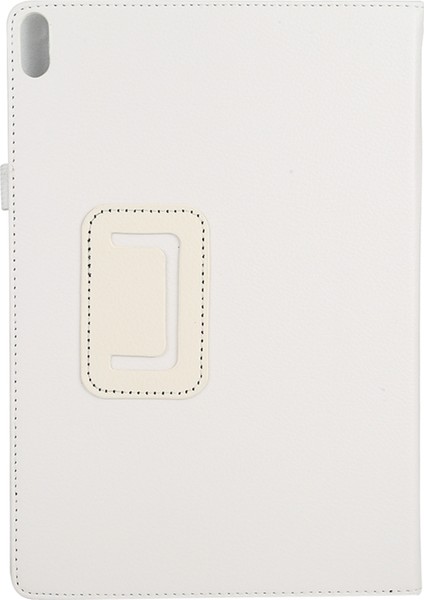 Lenovo Için 4 10 Plus (TB-X704) / Sekme 4 10 (TB-X304) Litchi Doku Kılıfı Beyaz (Yurt Dışından) modelleri