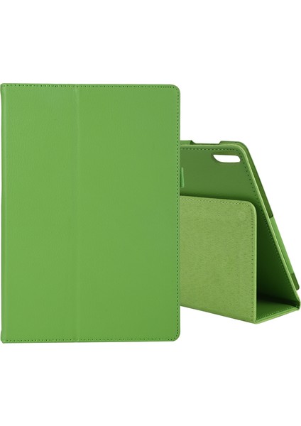 Lenovo Için 4 10 Plus (TB-X704) / Sekme 4 10 (TB-X304) Litchi Doku Kılıfı Yeşil (Yurt Dışından) fiyatları