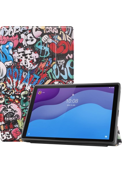 Lenovo Tab M10 Hd 2. Gen TB-X306 Boyalı Desen Kılıfı Graffiti (Yurt Dışından) fiyatları