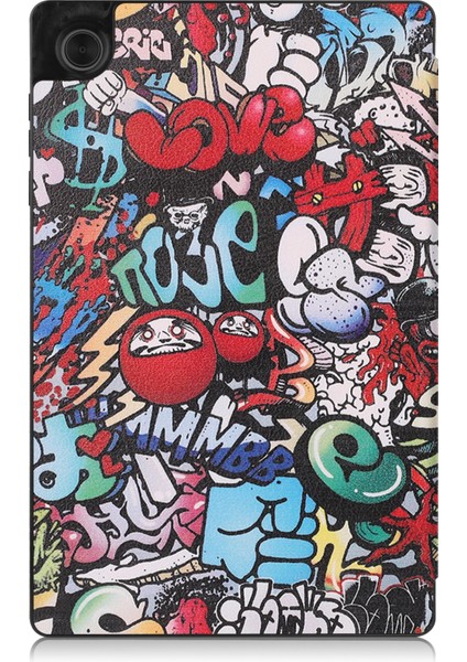 Lenovo Tab M10 Hd 2. Gen TB-X306 Boyalı Desen Kılıfı Graffiti (Yurt Dışından) modelleri