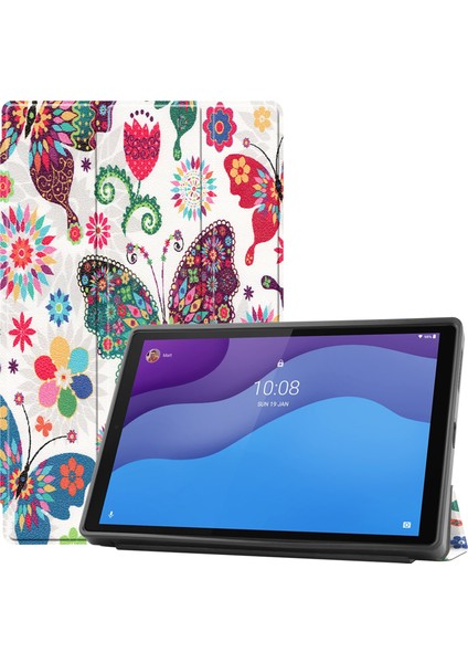Lenovo Tab M10 Hd 2. Gen TB-X306 Boyalı Desen Kılıfı Renk Kelebek (Yurt Dışından) fiyatları
