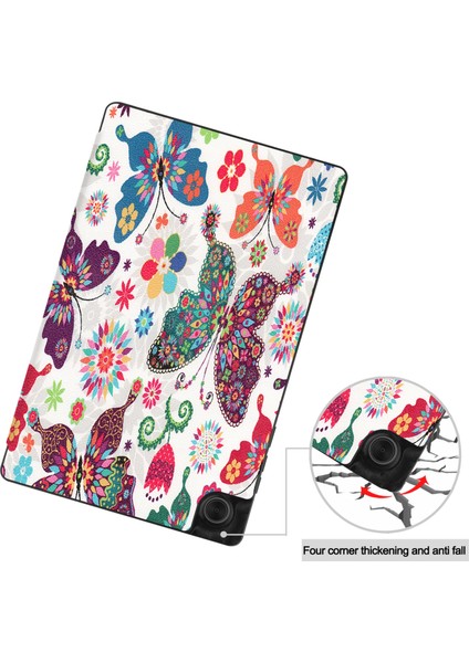 Lenovo Tab M10 Hd 2. Gen TB-X306 Boyalı Desen Kılıfı Renk Kelebek (Yurt Dışından) fırsatları