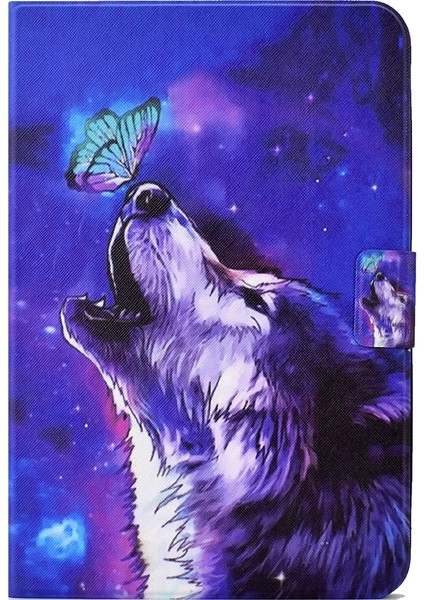 Lenovo M10 Plus Butterfly Wolf Için Tablet Kılıfı (Yurt Dışından)