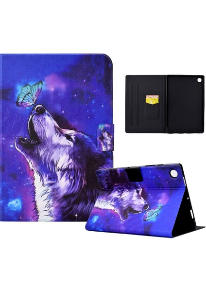 Lenovo M10 Plus Butterfly Wolf Için Tablet Kılıfı (Yurt Dışından) modelleri