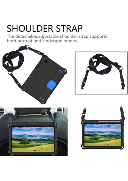 Lenovo X306 / X606 / K10 Siyah Mavi Için Petek Eva + Pc Kılıf (Yurt Dışından) fırsatları