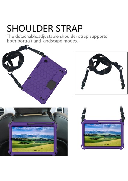 Lenovo X306 / X606 / K10 Mor Siyah Için Petek Eva + Pc Kılıfı (Yurt Dışından) fırsatları