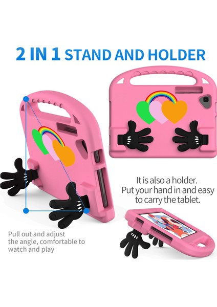 Lenovo Tab M10 TB-X306F / X306X Pembe Için Palm Tutucu Tablet Kılıfı (Yurt Dışından) fiyatları