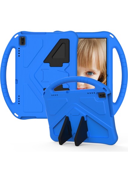 Lenovo Için 4 10 (TB-X304F/N) Eva Tutucu Mavi ile Düz Yasal Anti Koruyucu Kılıf Shl (Yurt Dışından)