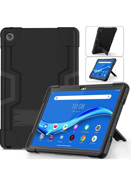 Lenovo Tab M10 Için Tablet Kılıfı Plus 10.6 3. Gen 2022 Siyah (Yurt Dışından)