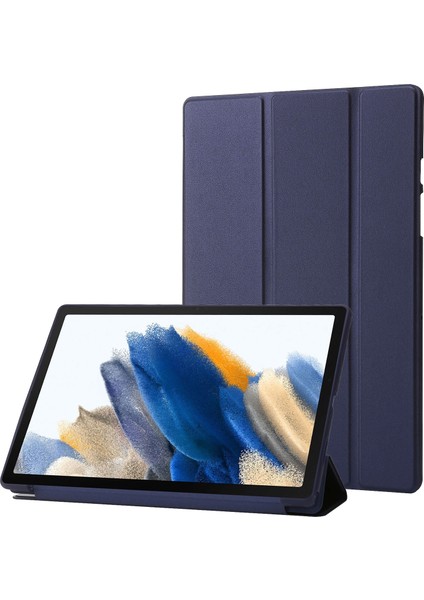 Lenovo Tab M10 Için Deri Kılıf. 10.6 3. Gen 2022 Koyu Mavi (Yurt Dışından)