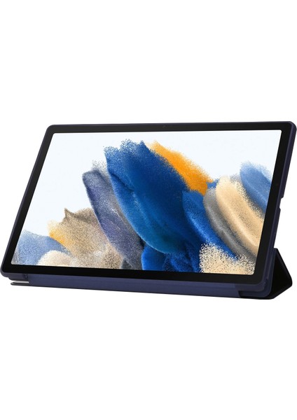 Lenovo Tab M10 Için Deri Kılıf. 10.6 3. Gen 2022 Koyu Mavi (Yurt Dışından)
