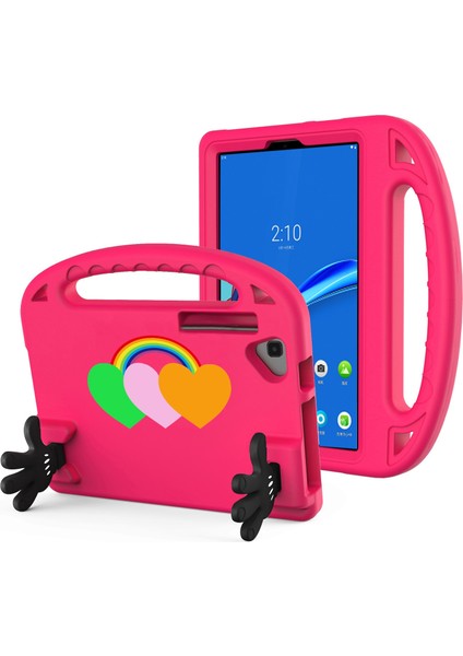 Lenovo Için Palmiye Tutucu Tablet Çanta M10 Artı Kirmizı Gül (Yurt Dışından)