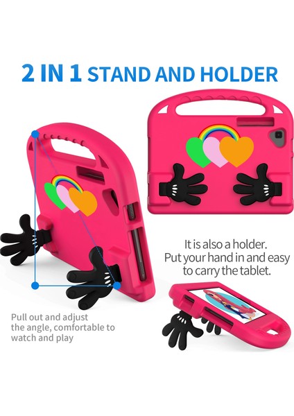 Lenovo Için Palmiye Tutucu Tablet Çanta M10 Artı Kirmizı Gül (Yurt Dışından) fiyatları