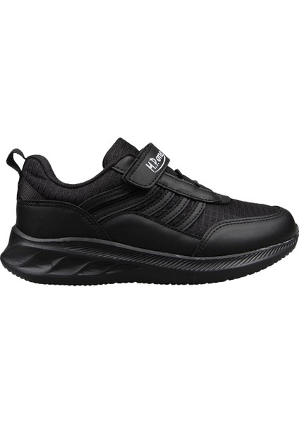Çocuk Cırt Cırtlı Siyah Spor Ayakkabı 222-3501FT 100