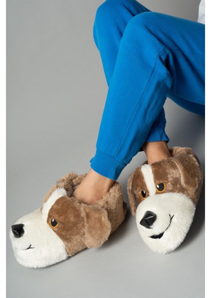 Hayvanlı Panduf Ev Ayakkabısı Ses Yapmaz Taban indirimleri