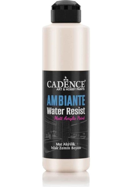 Ambiante Metalik Islak Zemin Boyası AWM01 Inci 250ML + Katalizör 10GR