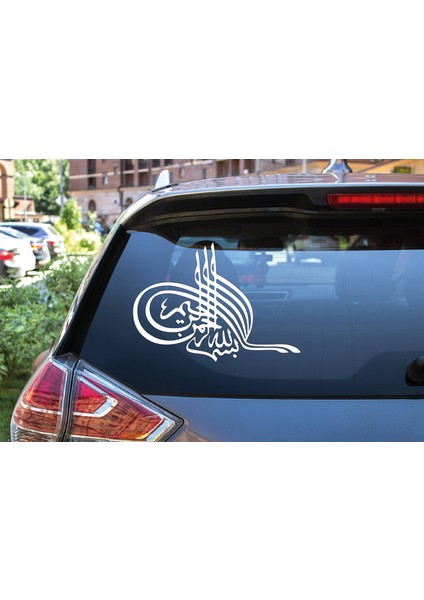 Osmanlı Tuğrası Oto Sticker - Araba Sticker 30X20 fiyatları