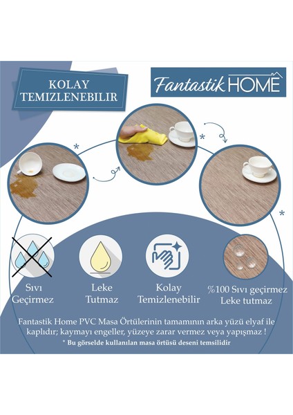 Elyaf Astarlı Pvc Masa Örtüsü Silinebilir 140x200cm Sıvı Geçirmez Leke Tutmaz Çiçek Desenli Pembe indirimleri