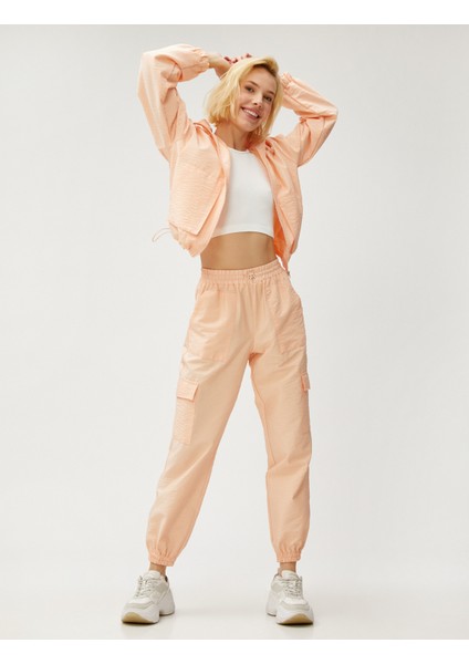 Oversize Crop Ceket Kapüşonlu Cepli fiyatları