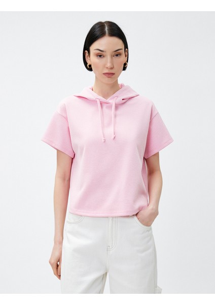 Kısa Kollu Sweatshirt Kapüşonlu modelleri