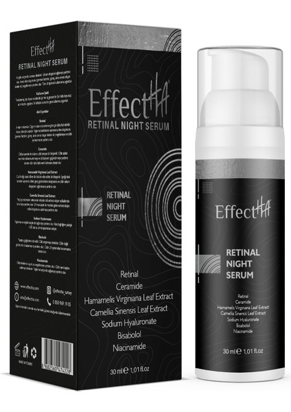 Retinal Night Serum Tüm Ciltler İçin Yaşlanma Karşıtı Kapsüllenmiş Retinal Gece Bakım Serumu 30ml