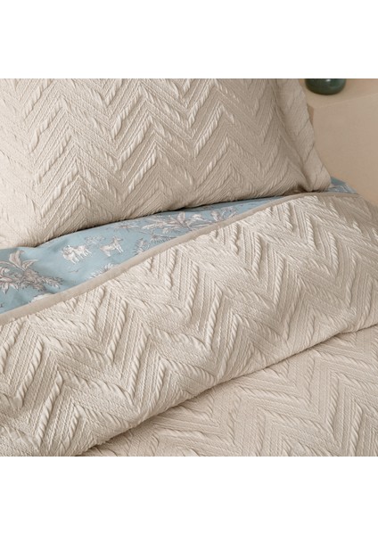 Bedding Curly Çift Kişilik Yatak Örtüsü Seti - Bej