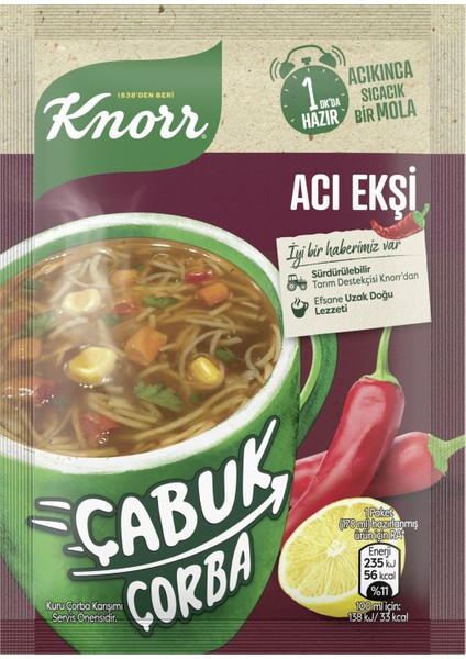 Çabuk Çorba Acı Ekşi 19 gr