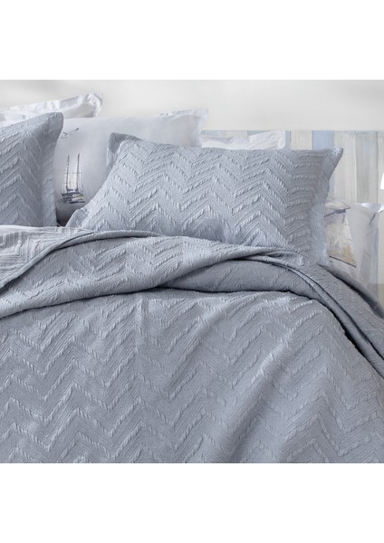 Bedding Curly Tek Kişilik Yatak Örtüsü Seti - Indigo