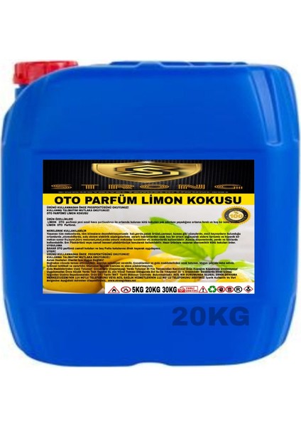 Oto Parfüm Limon 20KG