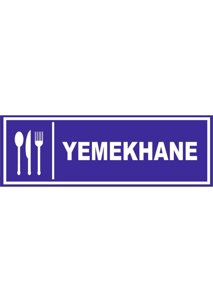 Yemekhane Levhası 10X30 Sticker