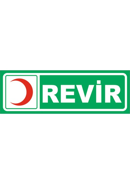 Revir Levhası 10X30 Sticker