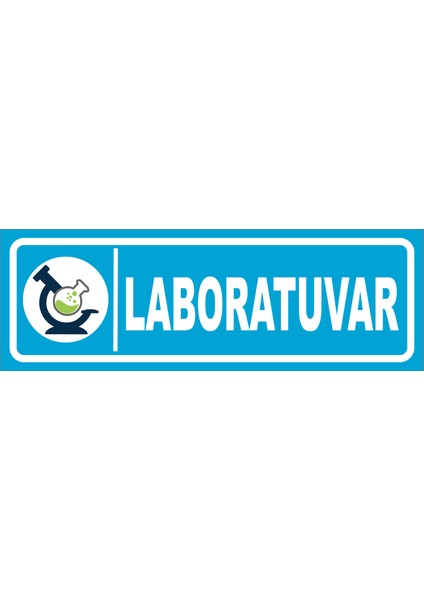 Laboratuvar Levhası 10X30 Sticker