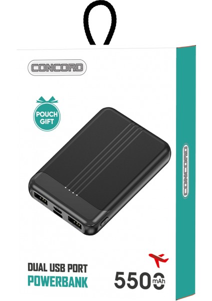 C-121 Çift USB Girişli Powerbank