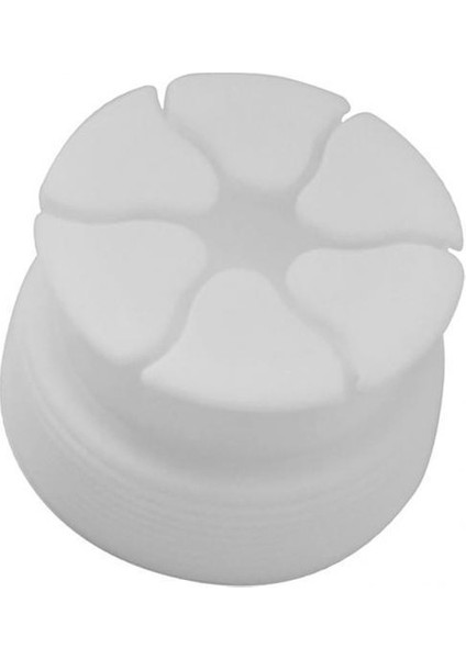 2x Silikon Mini Tutucu Depolama Sarı Kılıf Streç Kulaklık Kulaklık Sargısı Beyaz (Yurt Dışından)