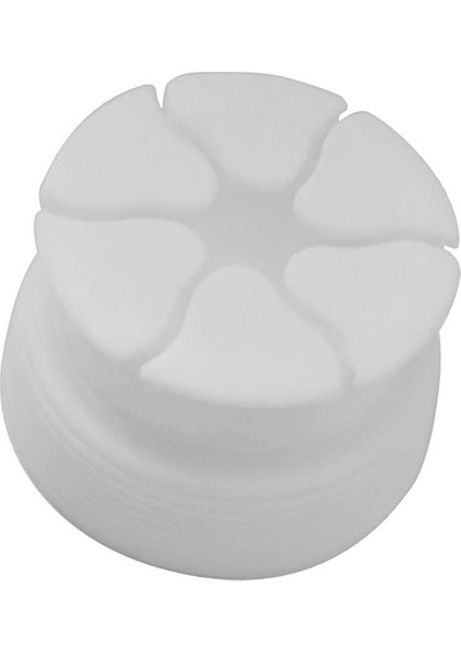 2x Silikon Mini Tutucu Depolama Sarı Kılıf Streç Kulaklık Kulaklık Sargısı Beyaz (Yurt Dışından)