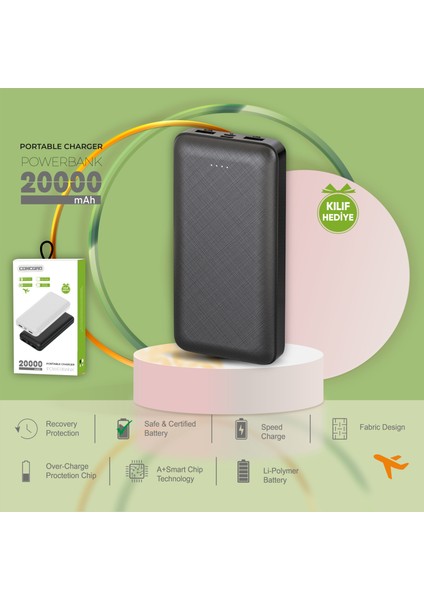 C-117 20000 Mah Powerbank