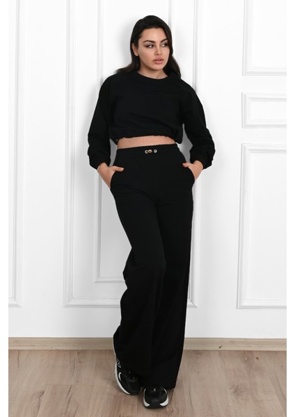 Kadın Ispanyol Paça Eşofman Takımı 3677-23 modelleri