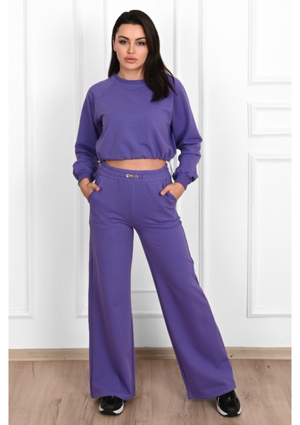 Kadın Ispanyol Paça Eşofman Takımı 3677-23 indirimleri