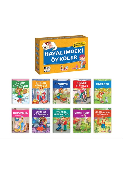 Çocuk Yayınları Çocuk 3.sınıf Hayalimdeki Öyküler (10 Kitap+Soru Kitapçığı)