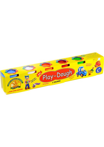 6 Renkli Oyun Hamuru