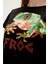 Frog T-Shirt Siyah Baskılı Kadın Tişört10 5