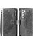 For Samsung Galaxy S23 Plus Için Fermuar Cep Telefonu Kılıfı, Mandala Çiçek Basılı Pu Deri Stand Kapağı Birden Fazla Kart Yuvası Cüzdan (Yurt Dışından) 1