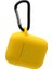 Şarj Kılıflı Earphone Için Silikon Kılıf (2016) / (2019) / Kablosuz Şarj Kılıflı Airpod'lar (2019), D Ring Tokalı 2,5mm Kalın Koruyucu Kapak (Yurt Dışından) 4