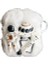 Şarj Kılıflı Airpod'lar (2016) / (2019) / Kablosuz Şarj Kılıflı Earphone (2019) Astronot Uzay Gemisi Roket Faux Fur+Tpu Kulaklık Kapağı Koruyucu Kılıf Halka Tokalı (Yurt Dışından) 1