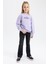 Kız Çocuk Relax Fit Bisiklet Yaka Baskılı Sweatshirt Z4188A623SP 2