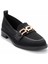 Siyah Triko Kadın Loafer Ayakkabı K01196000182 3