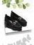 Siyah Triko Kadın Loafer Ayakkabı K01196000582 1