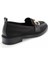 Siyah Triko Kadın Loafer Ayakkabı K01196000582 4